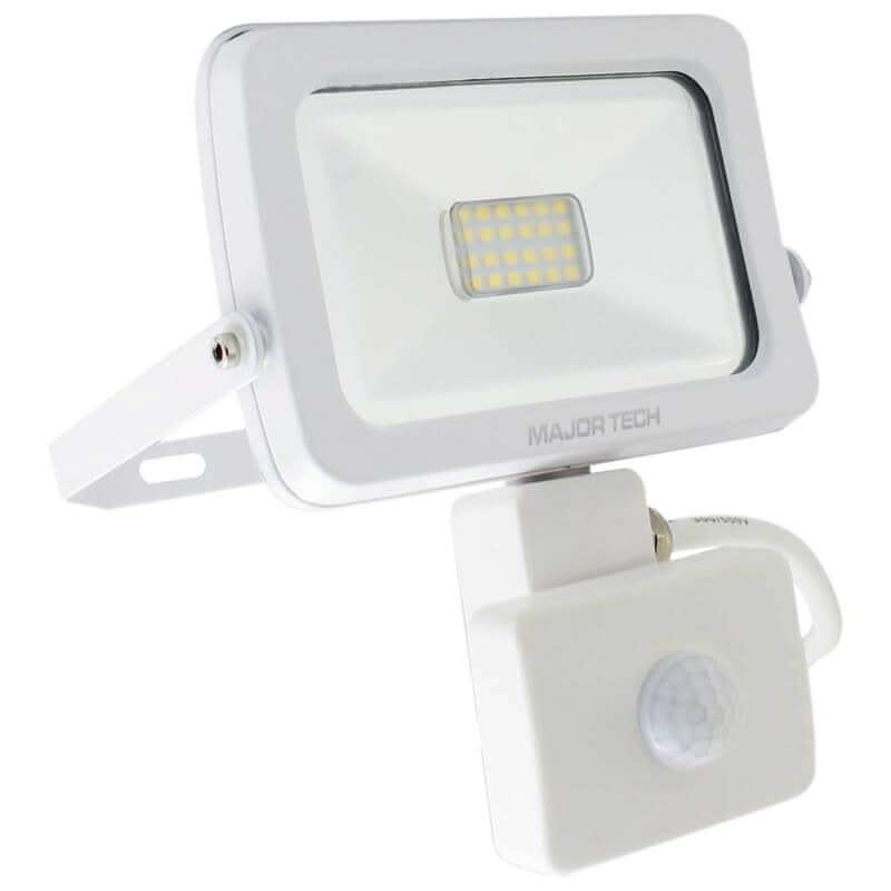 White 10W LED Motion Sensor Floodlight
