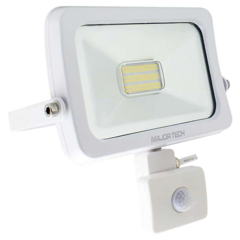 White 30W LED Motion Sensor Floodlight
