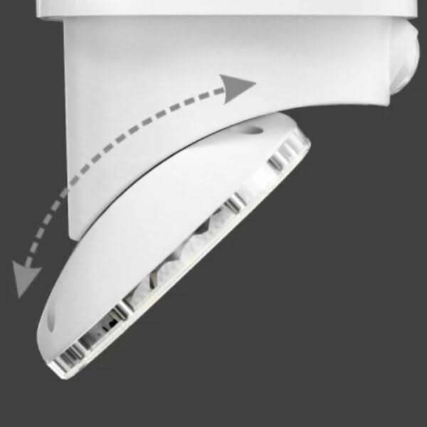White 20W Solar LED Wall Light
