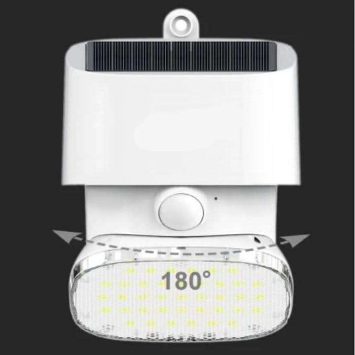 White 20W Solar LED Wall Light