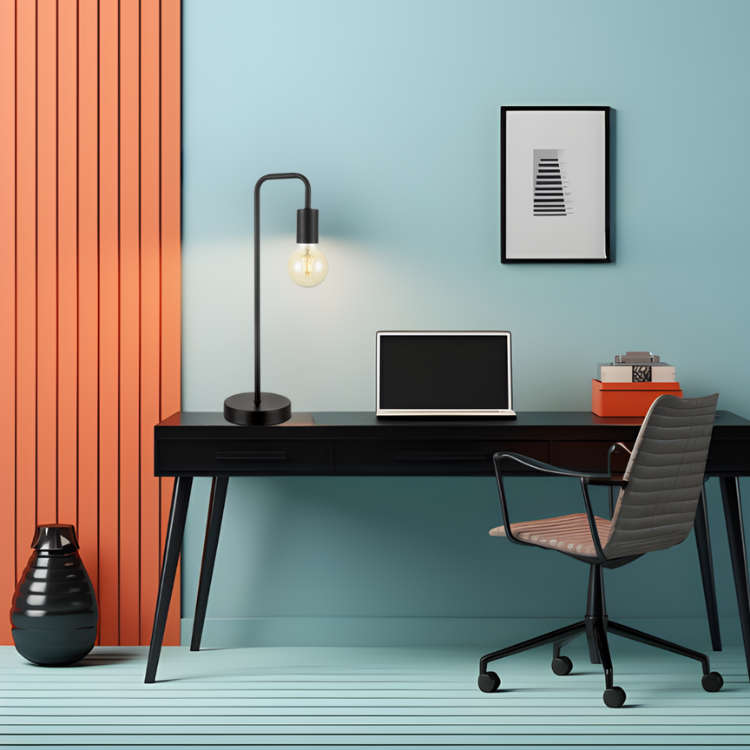 Sleek Metal Table Lamp