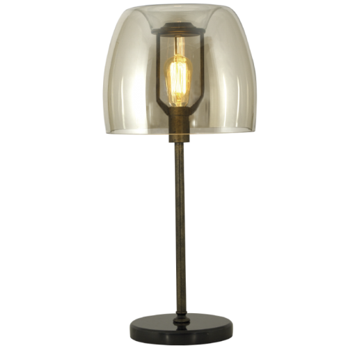 Campbell Cognac Table Lamp
