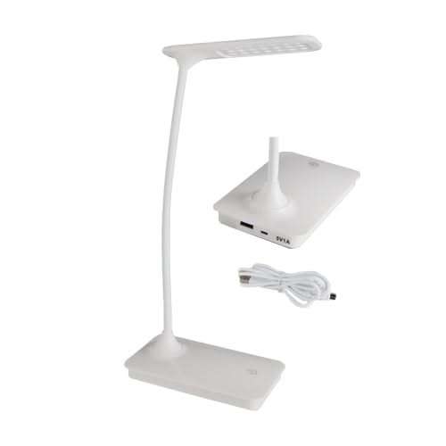 Flexi Arm White LED Desk Lamp