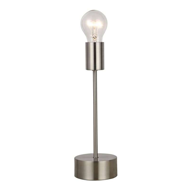 Bishop Satin Chrome Table Lamp