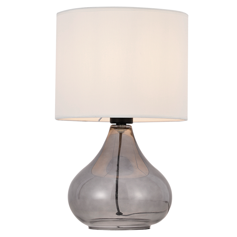 Wilson Smoke & Beige Table Lamp