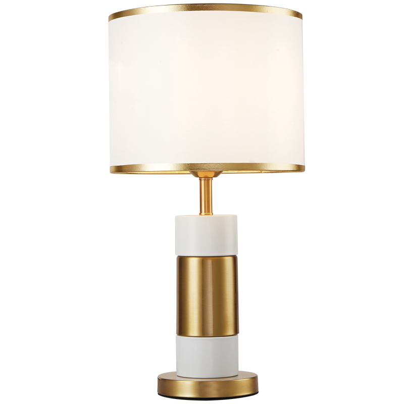 Dawn White and Gold Table Lamp