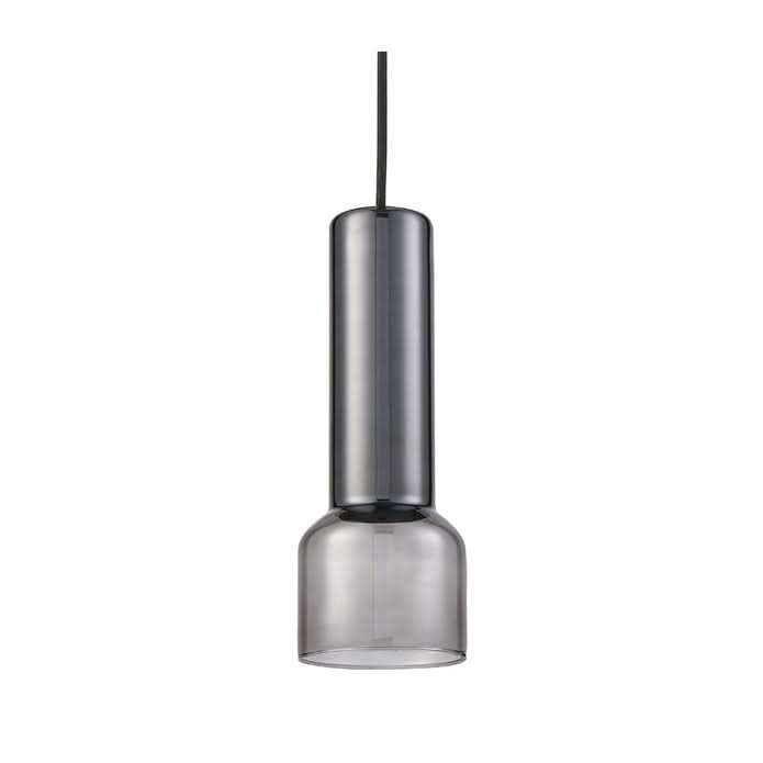 Torch Black Smoke Glass Pendant (Spazio)