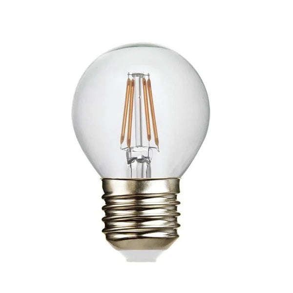 4W LED E27 Warm White Dimmable Golf Ball - Filament