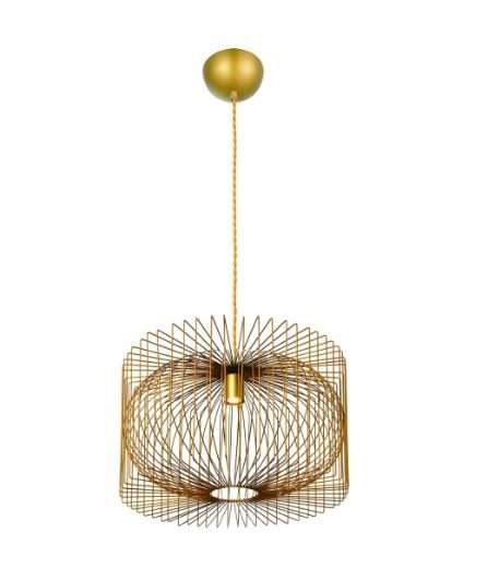 Scandi Gold Wire Pendant Light