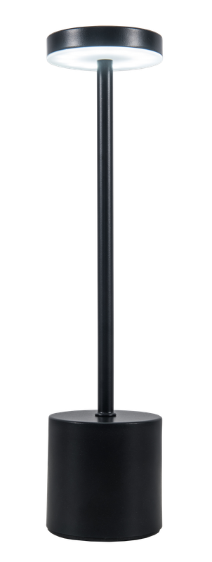 Vogue Black Rechargeable Table Lamp