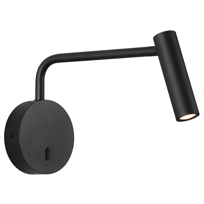 Minine Sand Black LED Wall Light