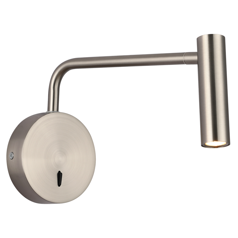 Minine Satin Chrome LED Wall Light