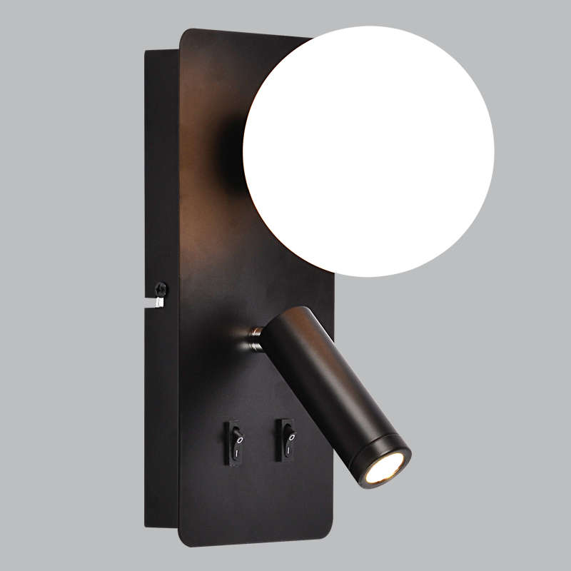 Nelson Black Wall Light