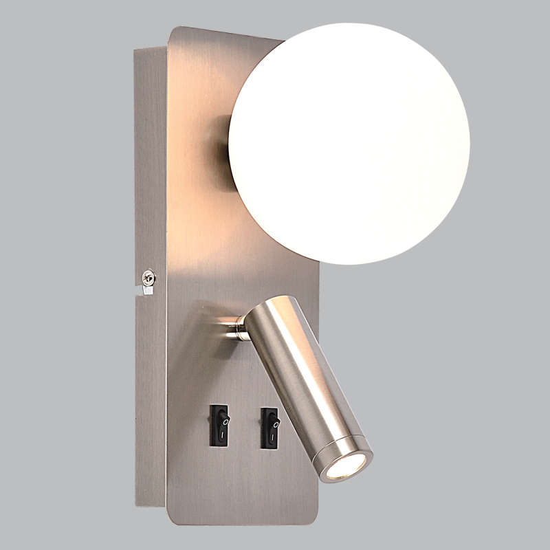 Nelson Satin Chrome Wall Light