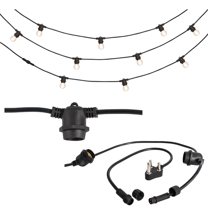 5 Meter Connectable Festoon Light Cable (excluding bulbs)