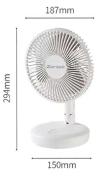 Rechargeable Portable Fan