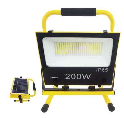 200W Solar & Rechargeable Portable Worklight