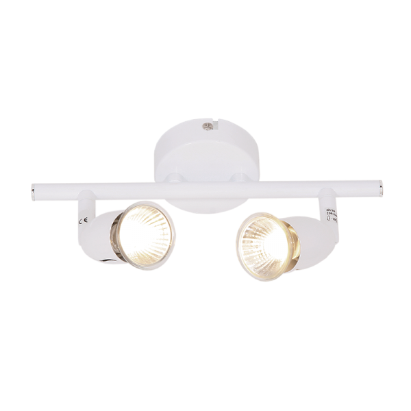 White LED Spotlight Dual Head