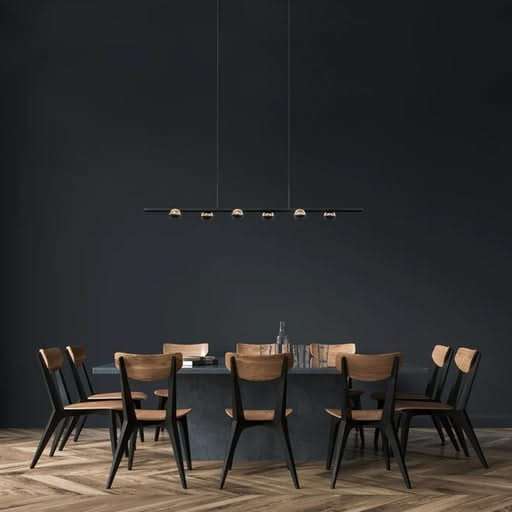 Marrakesh Black and Gold LED Pendant Light
