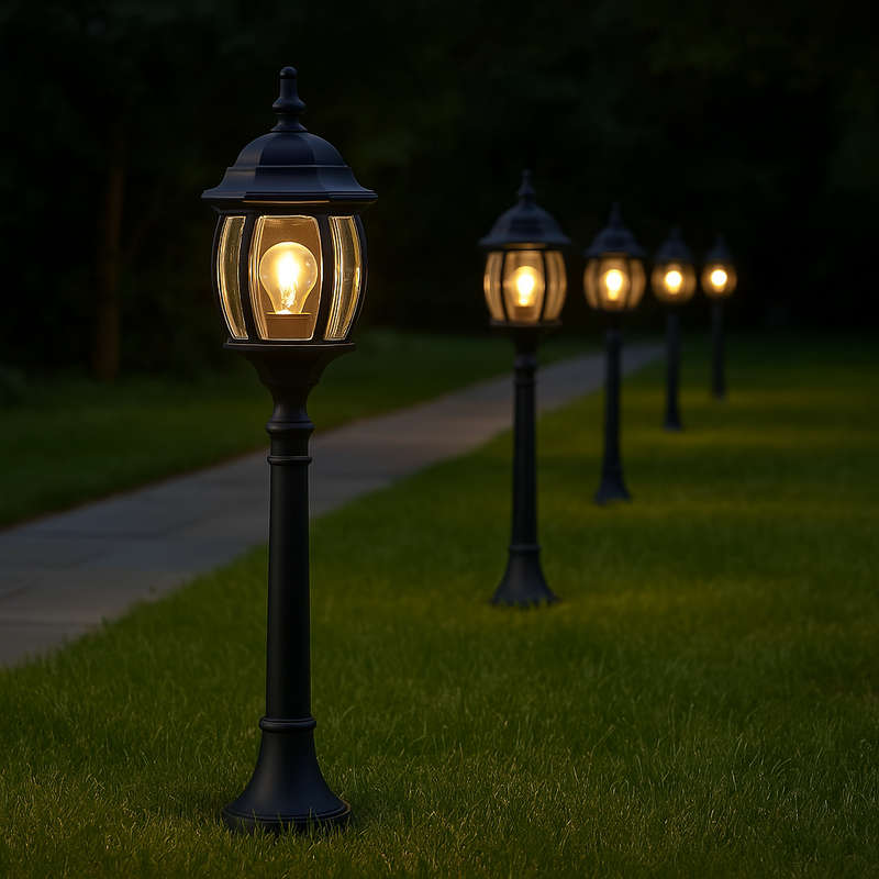Rounded Belly Bollard Light