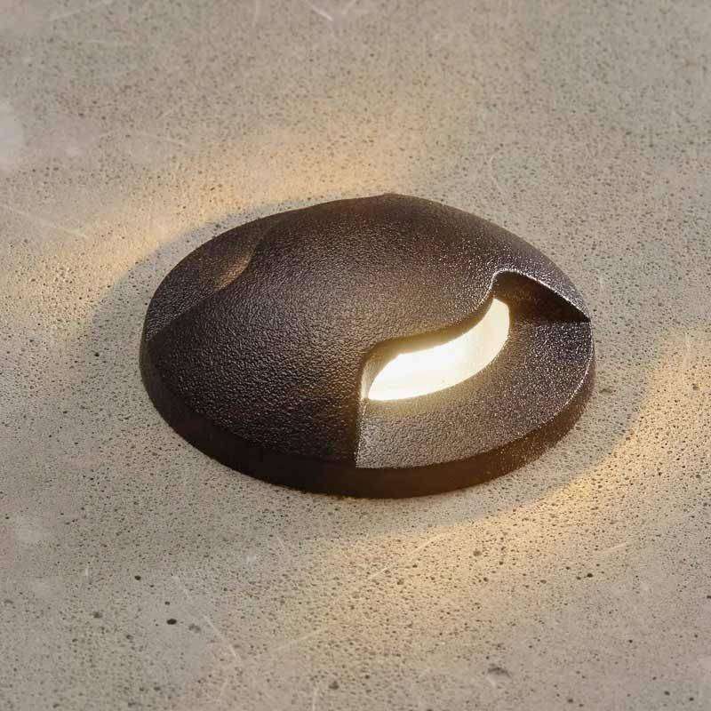 Aldo LED Buried Light Black - Outdoor Recessed IP67