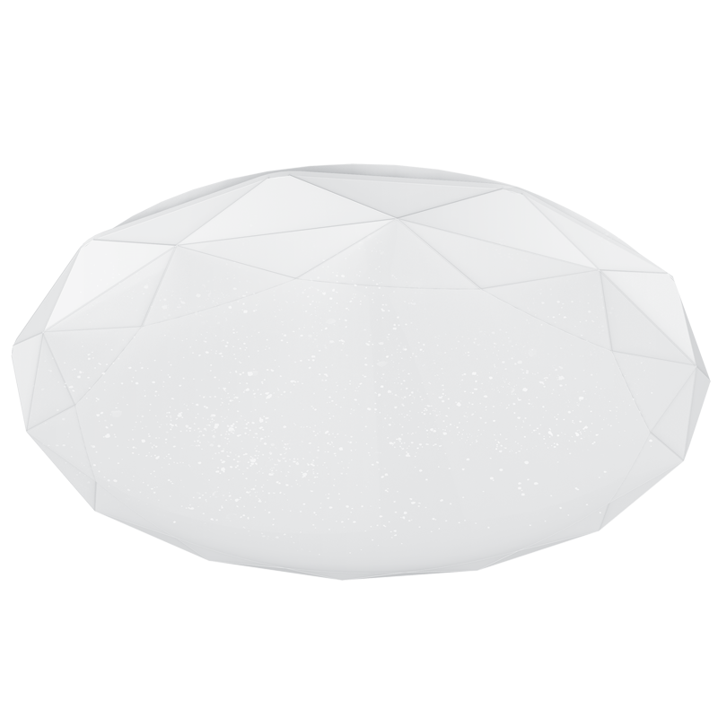 Cool White LED Ceiling Light - Hexagonal 12W