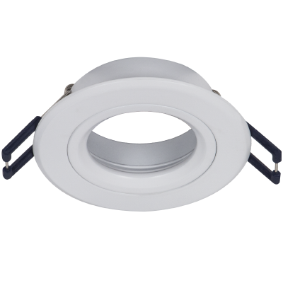 Matt White Recessed Downlight Bevelled Edge