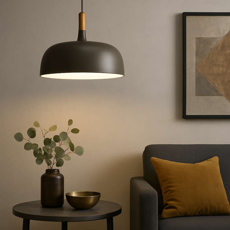 Soho Dark Grey Pendant Light