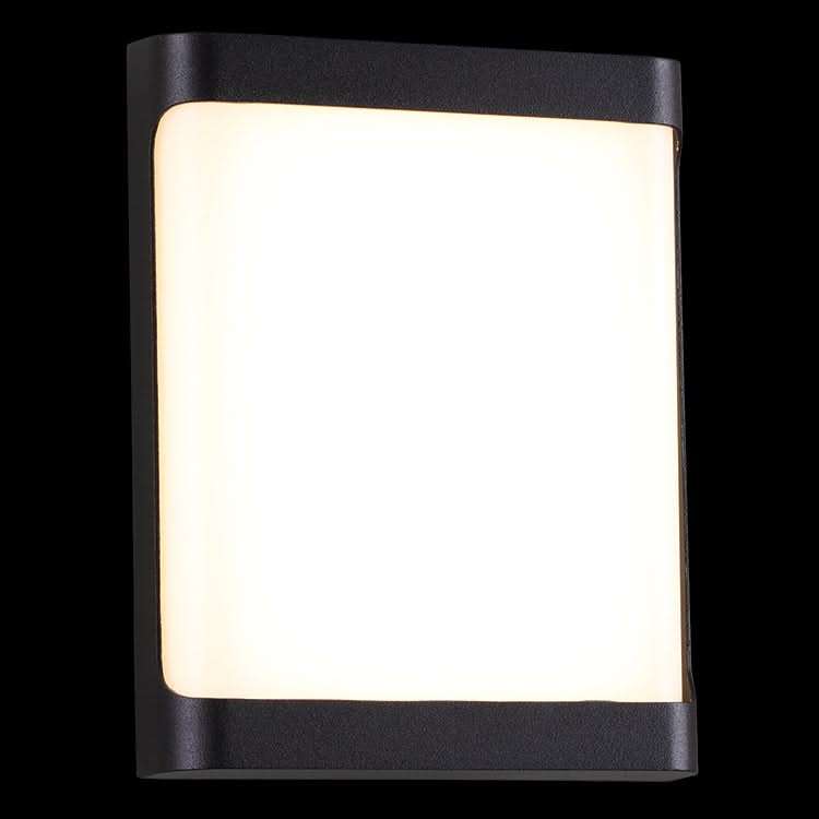 Coastal Black LED Outdoor Wall Light - IP54 Warm White