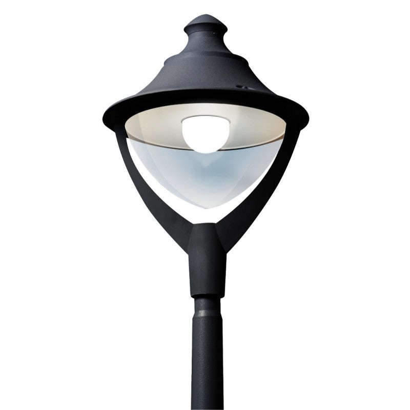 Beppe Black LED Outdoor Post Light IP65 Coastal