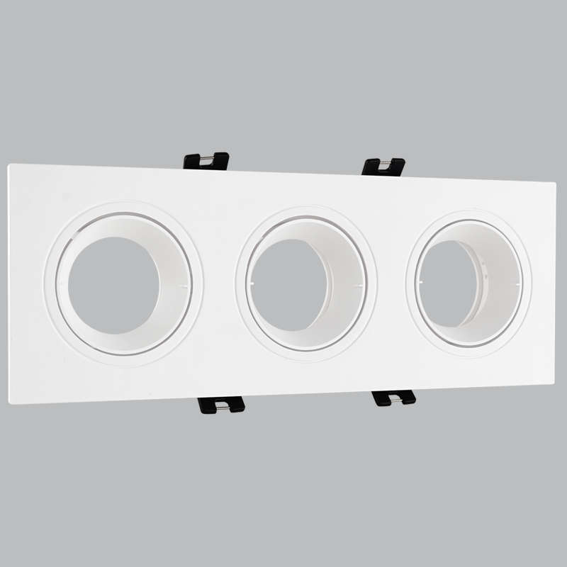White Polycarbonate LED Downlight Holder