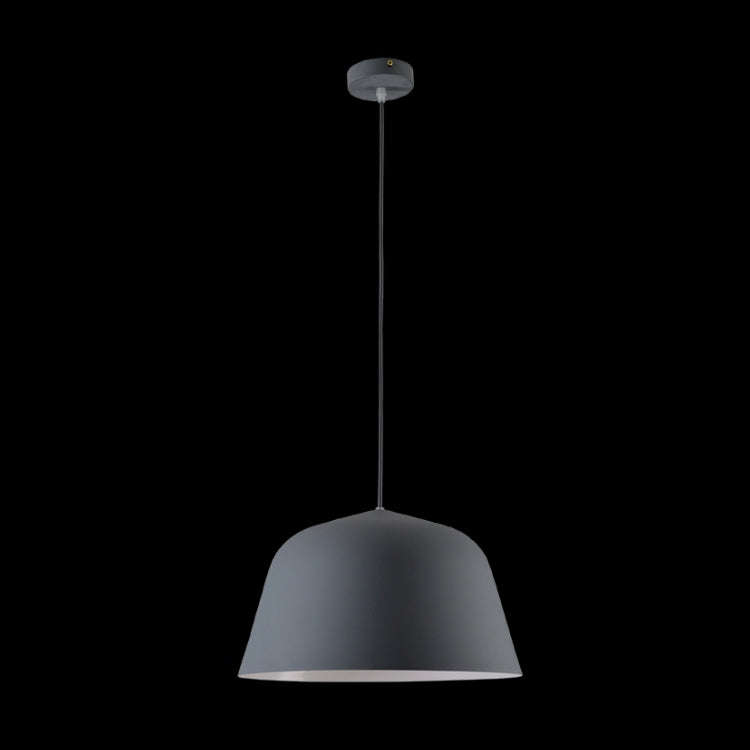 Cupcake Grey Metal Pendant Light Indoor Use IP20