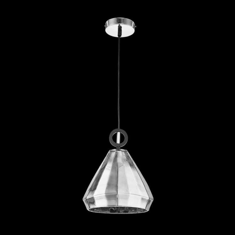 Jasmine Chrome Glass Pendant Light