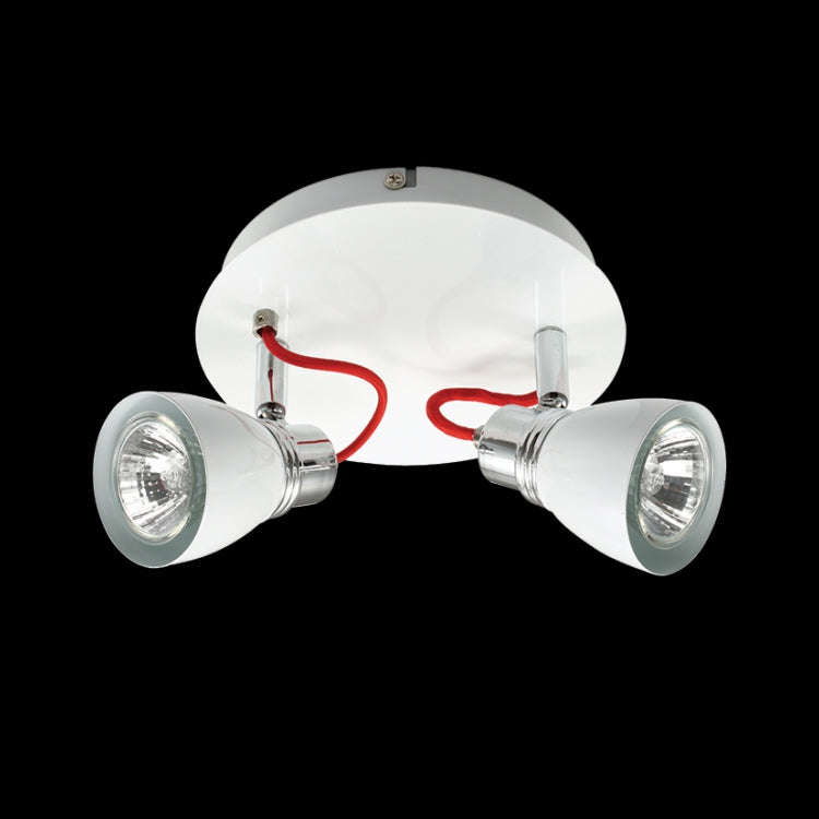 White & Chrome Adjustable Indoor Spot Light