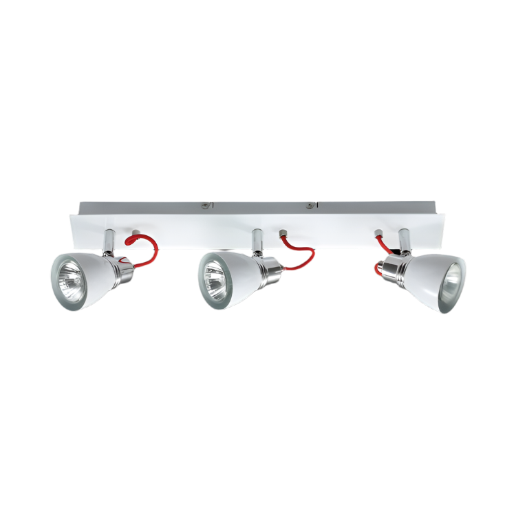 White LED Spot Light - White & Chrome