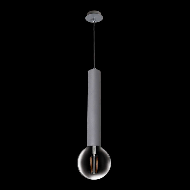 Grey Flute Pendant Light