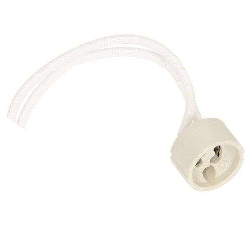 GU10 Ceramic Lampholder Downlight Base with Wire Lead