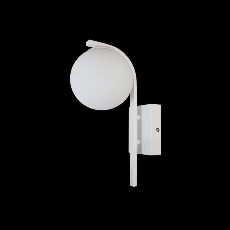Curved White Indoor Wall Light IP20