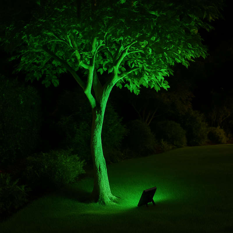 LED Colour Flood Lights - 10W Red, Green, Blue, Yellow