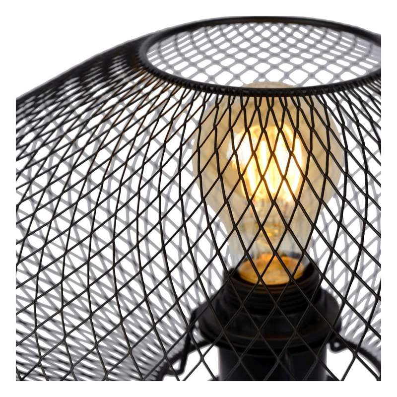 Slade Black Mesh Table Lamp