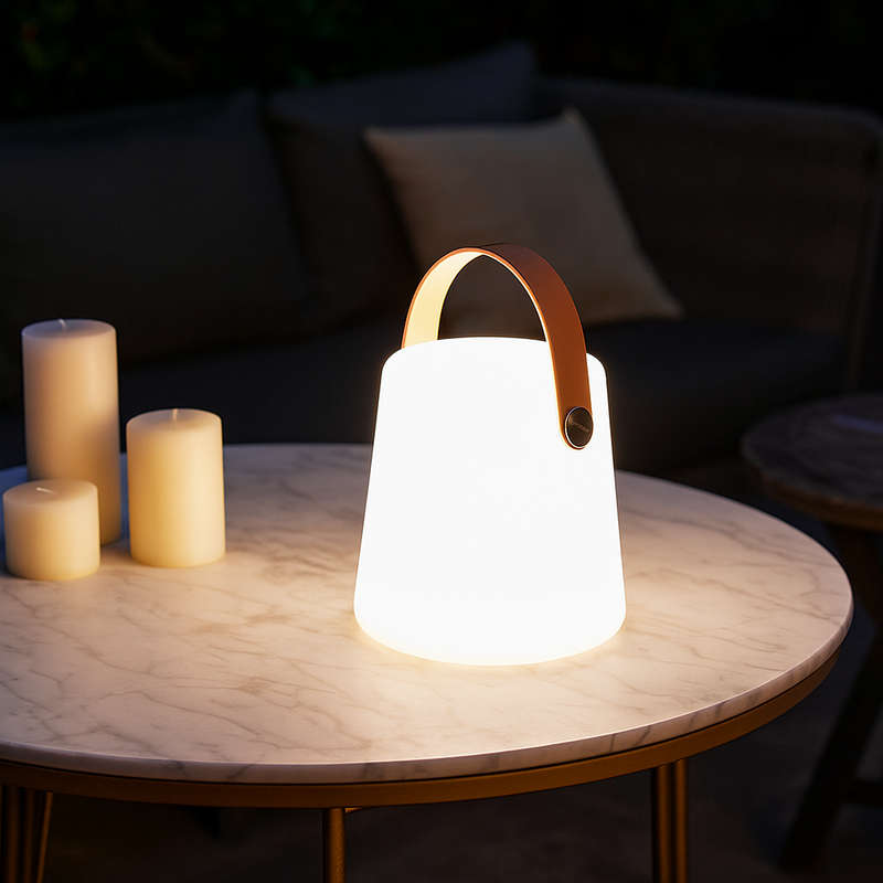 BonBon 2 Matt White LED Table Lamp - Rechargeable & Dimmable IP54