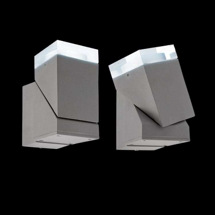 LED Wall Light Matt Grey 360 Degrees Tilt Die Cast Aluminium