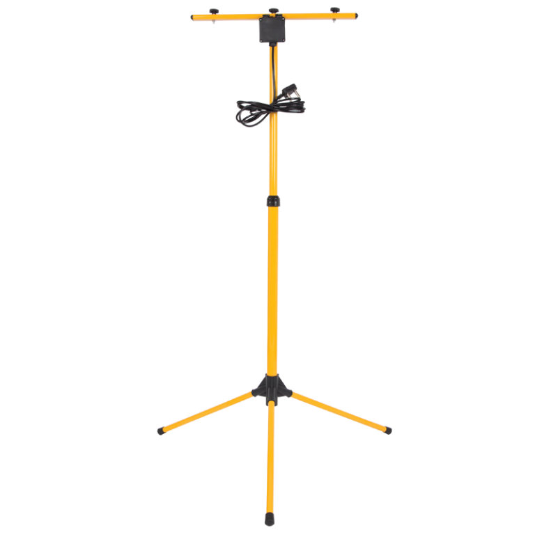 Yellow & Black Double Head Tripod Stand