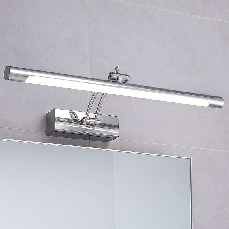 Chrome LED Bathroom Mirror Light