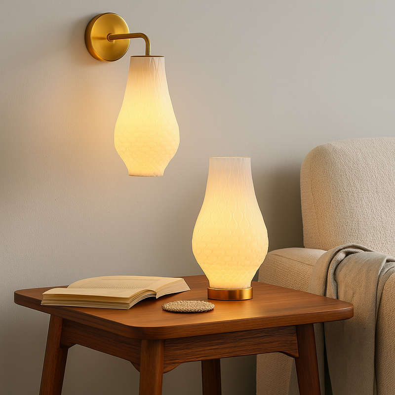 Bluebell 3D Printed Table Lamp (Recycled)