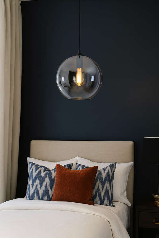 Smoke Glass Pendant Light