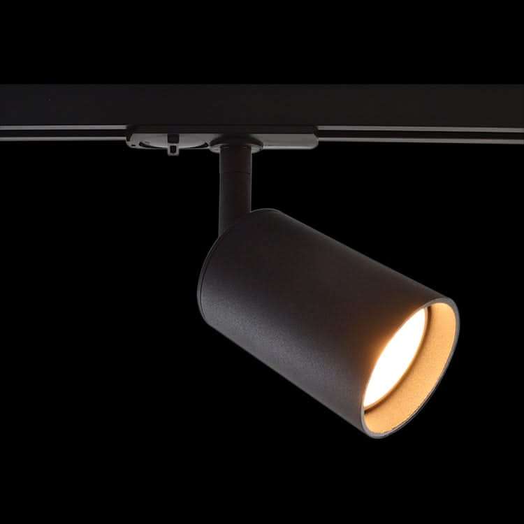Black LED Spotlight 3-Wire Track Compatible