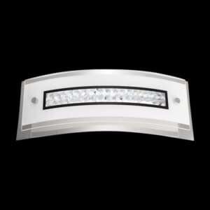 K Light Opal White LED Wall Light Crystal Embellishments