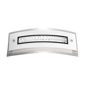 K Light Opal White LED Wall Light Crystal Embellishments