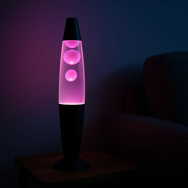Pink & Black Lava Lamp